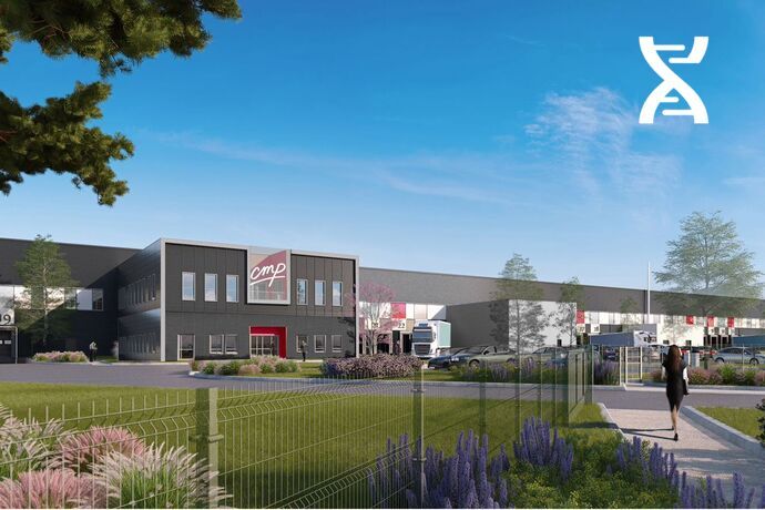 The CMP logistics platform covers 100,000 m2. The CMP logistics platform covers 100,000 m2.