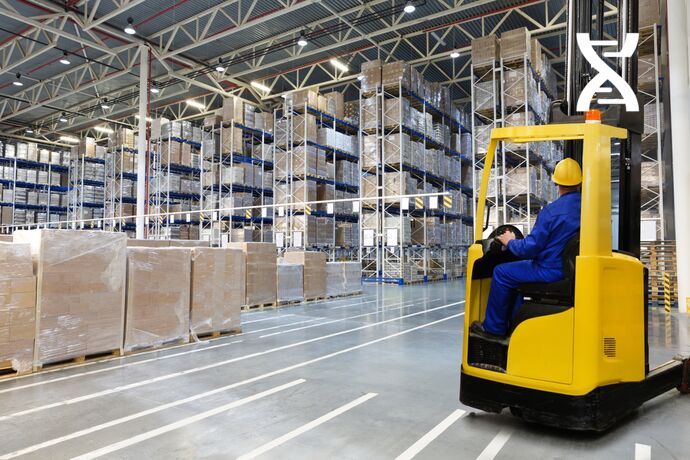 Cross-docking consists of moving stock through the dock area only.
