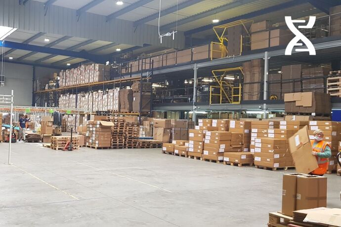 The WMS controls the activities of each warehouse operator.