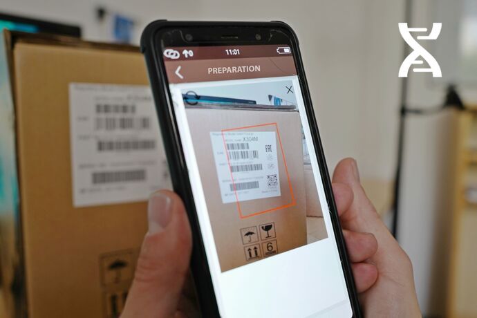 Order picking guided by radio terminal processes adapted to your activity