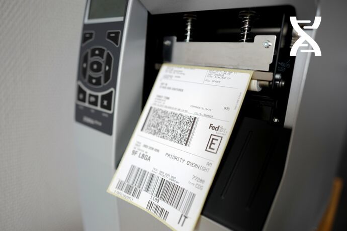 The carrier-specific tracking number is used to link up with the carrier for real-time tracking of shipments on the service provider's network.