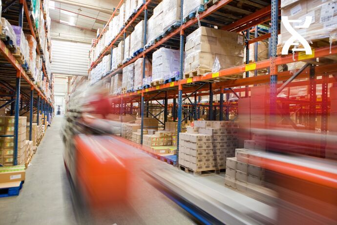 A warehouse where every square meter is optimized