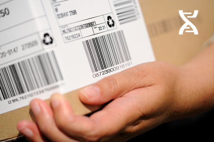 Neck, carton, pallet traceability