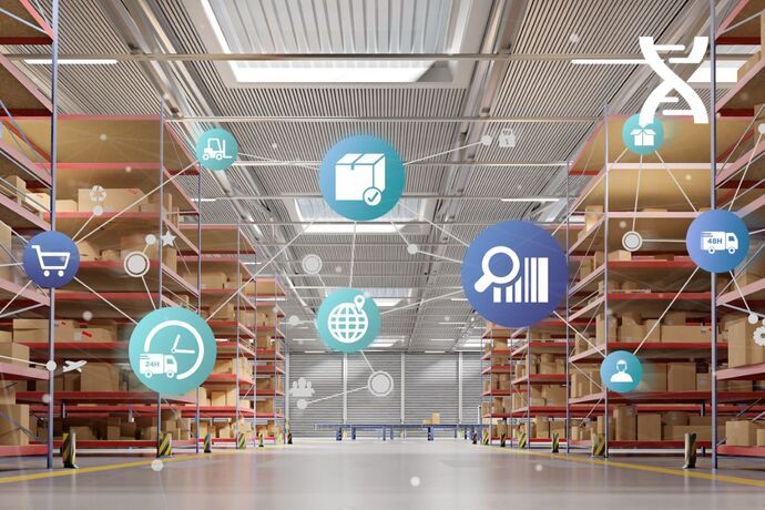 The WMS optimizes all warehouse processes.